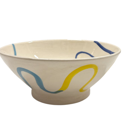 Handgeschilderde Marokkaanse kom - 20 cm - levendige kleuren
