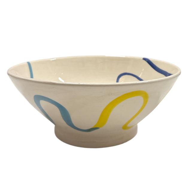 Handgeschilderde Marokkaanse kom - 20 cm - levendige kleuren