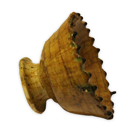 Tamegroute aardewerk kom met poot Ø 25 cm