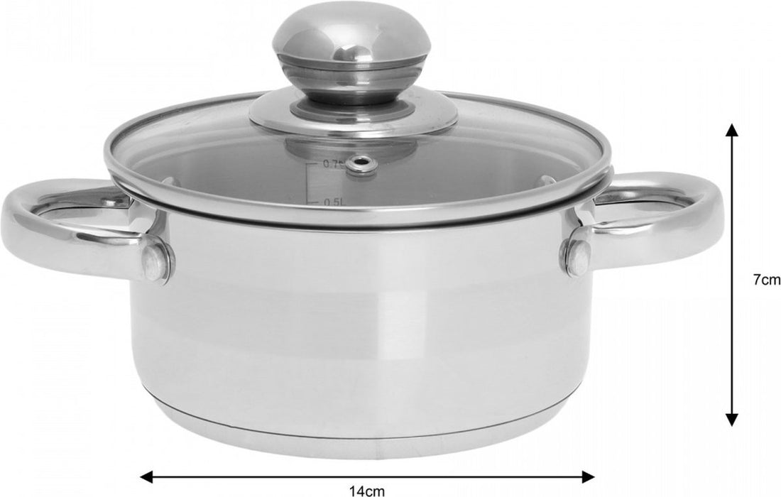 Saucepan with lid - Ø 14 cm