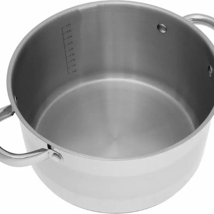kookpan - Ø24 cm - rvs - alle warmtebronnen