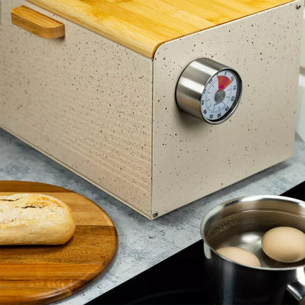 Kookwekker Mechanisch – Eierwekker met Magneet – Kitchen Timer – RVS – 60 Min