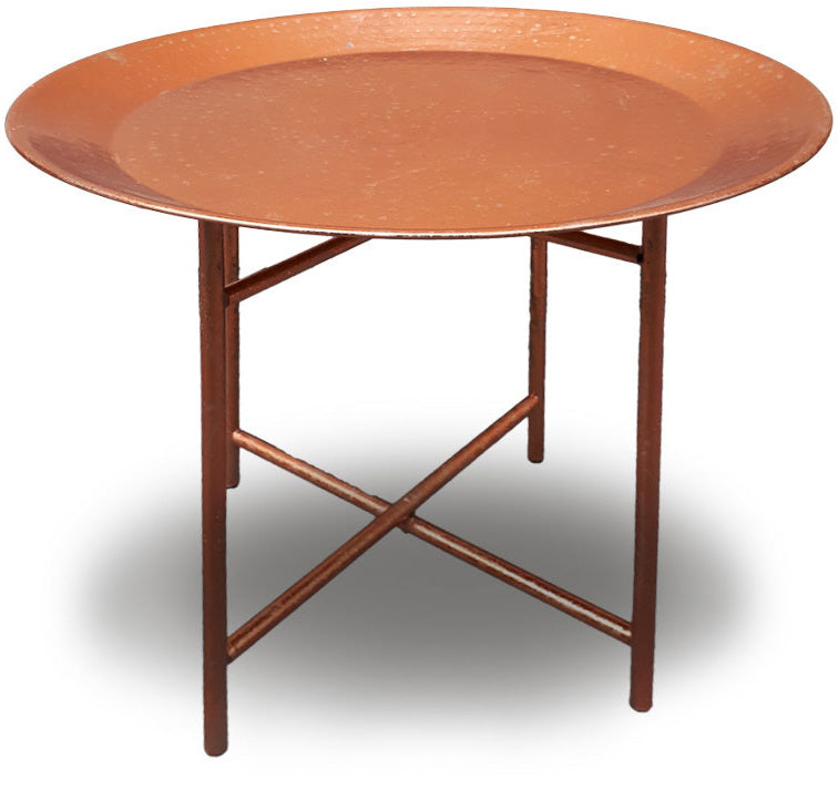 Table basse couleur cuivre 60 cm