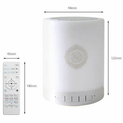 Koran Touch Lamp Draagbare Speaker wit