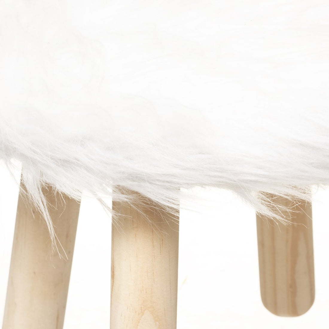Stool - Rabbit - White - 27 x 38 cm