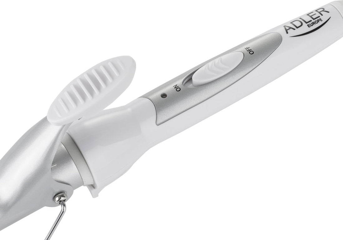 Hair curling iron with ceramic coating