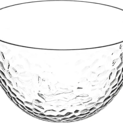Kommetjes/Schaaltjes - kunststof - transparant - 14 cm