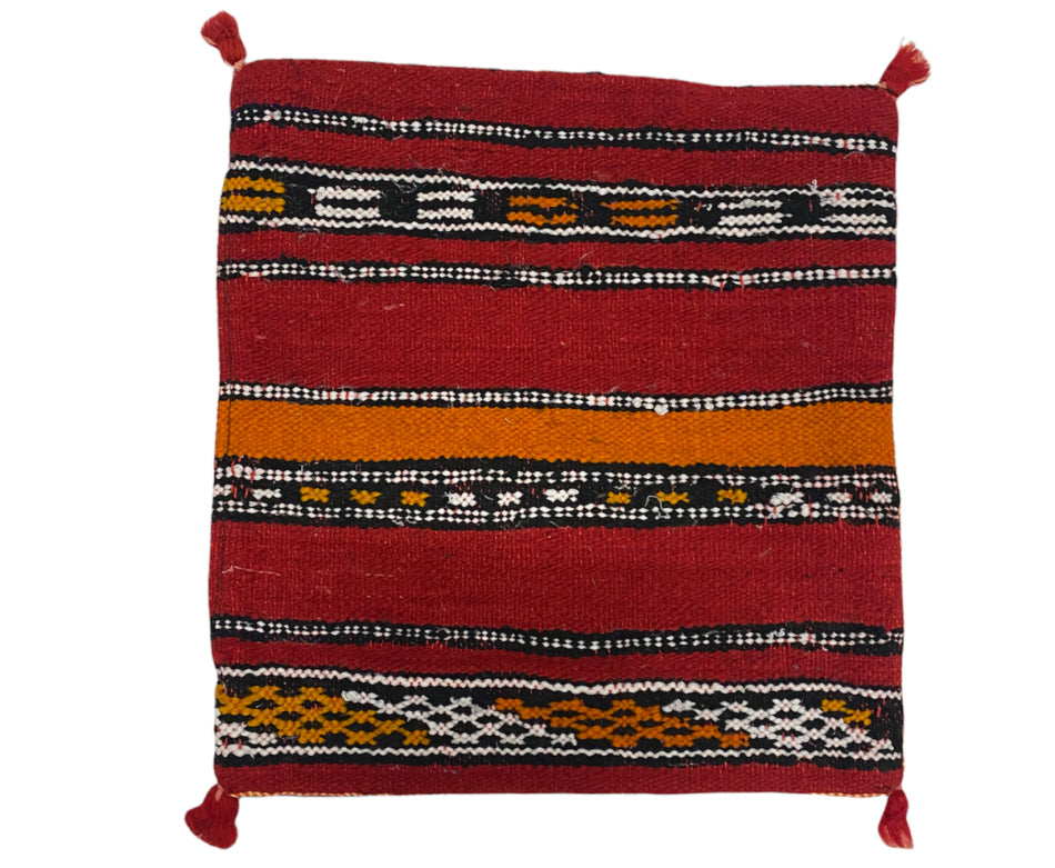 Housse de coussin Kelim vintage marocain 42 cm
