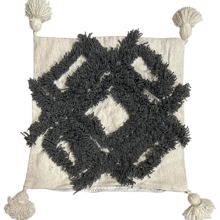 Pompom Kussen - Boho Style Kussenhoezen met Kwastjes - Decoratieve Sofakussens