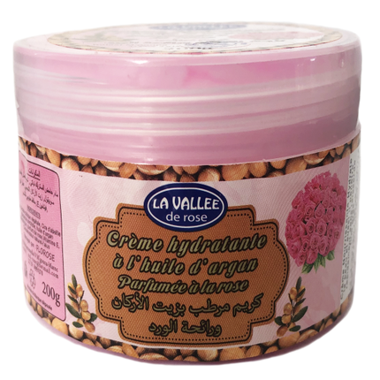 Hydraterende Crème met argan en rose olie