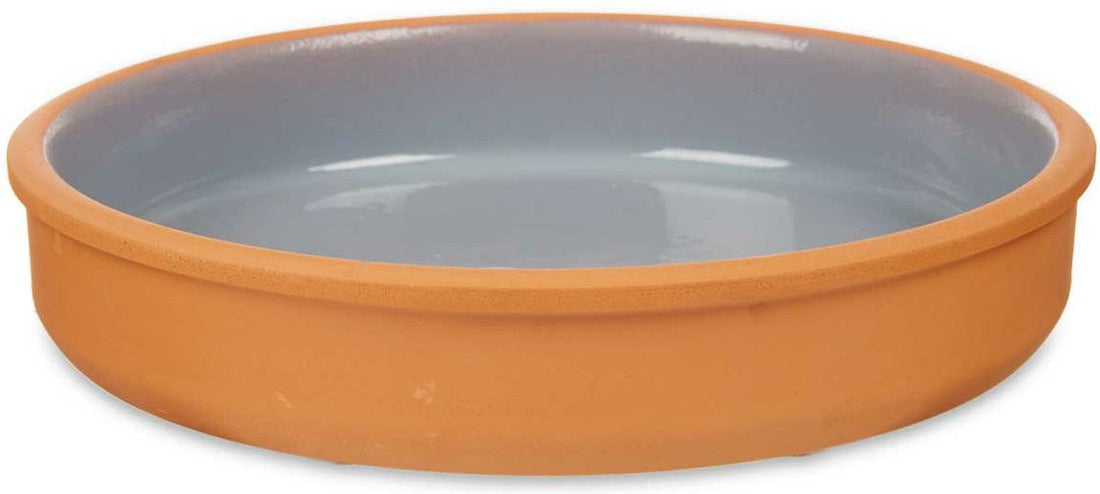La Dehesa - Plat à tapas - plat à four en terre cuite - gris 23 x 4 cm