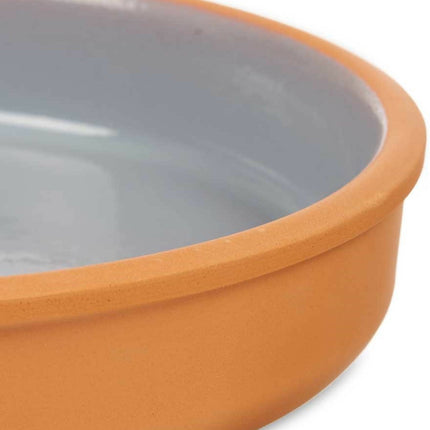 La Dehesa - Tapas-hapjes serveren-oven schaal terracotta-grijs 23x4 cm