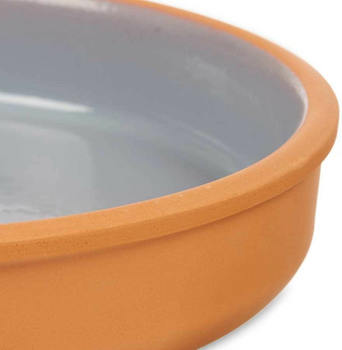 La Dehesa - Plat à tapas - plat à four en terre cuite - gris 23 x 4 cm