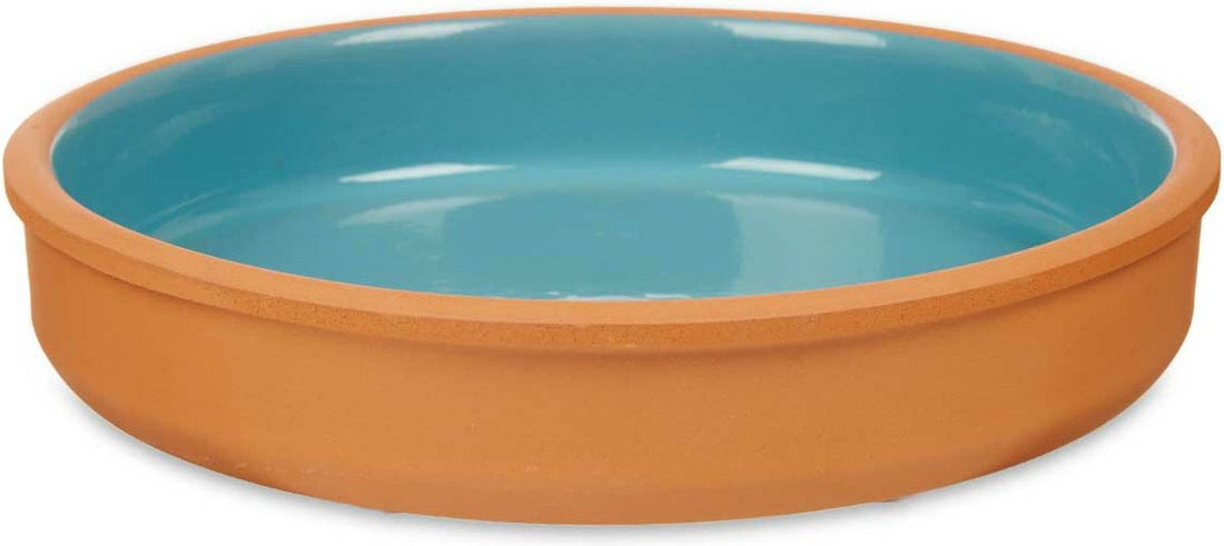 La Dehesa - Tapas / hapjes serveren / oven schaal terracotta / blauw 23 x 4 cm