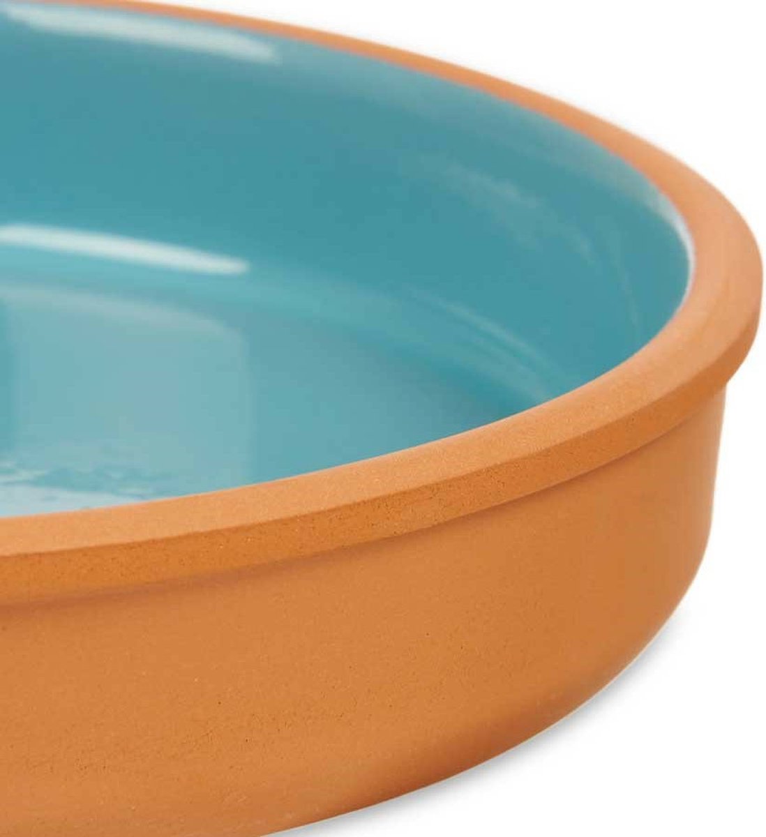 La Dehesa - Tapas / hapjes serveren / oven schaal terracotta / blauw 23 x 4 cm