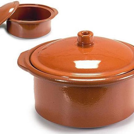 Cocotte Vuurvast 1,5 Liter 20 X 13 Cm Klei Terracotta