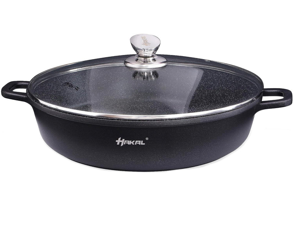 Hakal line lage braadpan met deksel – marmercoating, inductie, Ø 28 tot 40 cm – foto 10