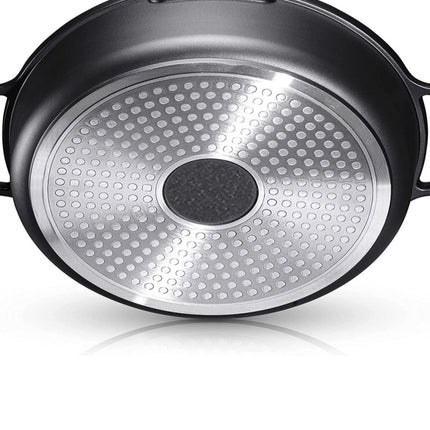 Hakal line lage braadpan met ergonomische handgrepen - 4.5 L, 28 cm ovenbestendige kookpot