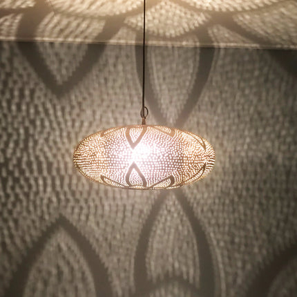 Oosterse filigrain hanglamp XL