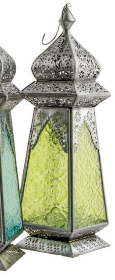 Marokkaanse lantaarn van gerecycled glas