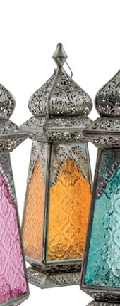 Marokkaanse lantaarn van gerecycled glas