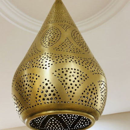 Oosterse filigrain hanglamp Elegance Gold