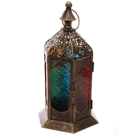 Ornament Lantaarn Metaal & Glas