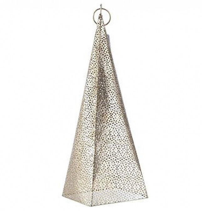 Perforated lantaarn goud metaal