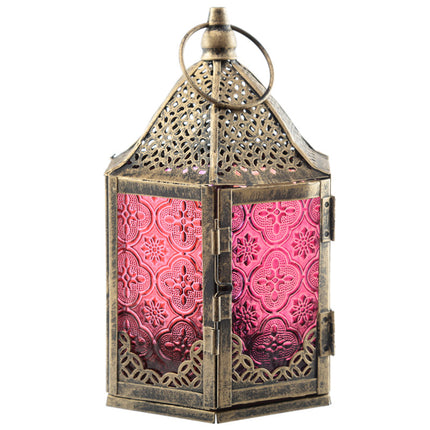Lantaarn Metaal Glas 6 Zijden