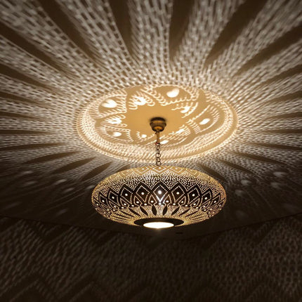 Marokkaanse handgemaakte design filigrain hanglamp