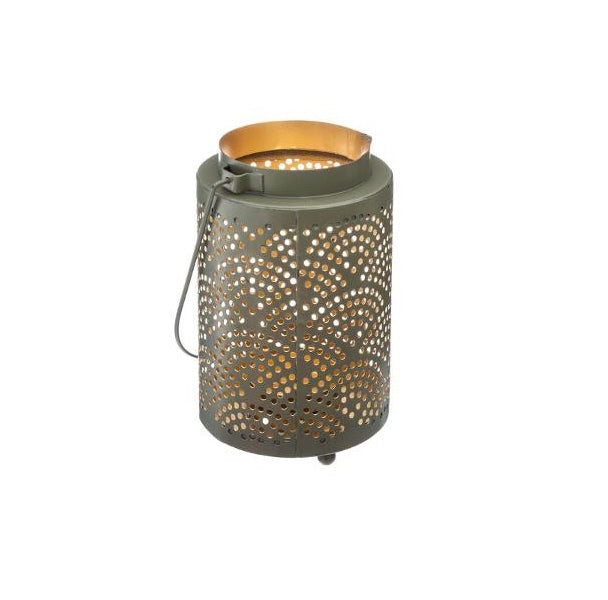 Lanterne cylindrique en métal