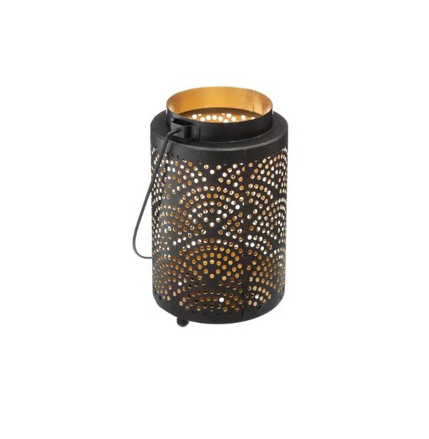 Lanterne cylindrique en métal