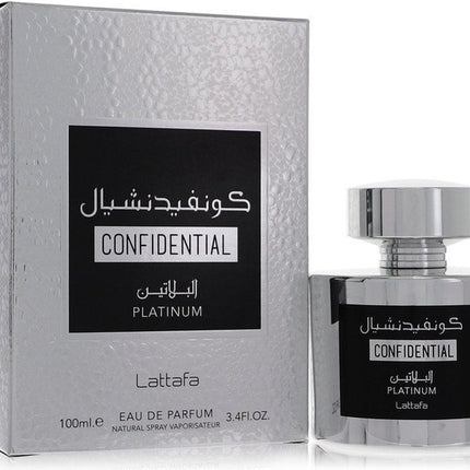 Herenparfum EDP Lattafa 100 ml Confidential Platinum