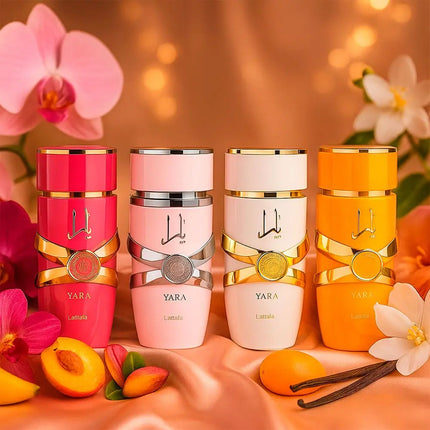 Lattafa Yara Collection EDP Damesparfum Set – 4x25ml – Yara, Yara Moi, Tous & Candy – Floral Frutal Gourmand