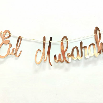Eid Mubarak Letterslinger Rosé