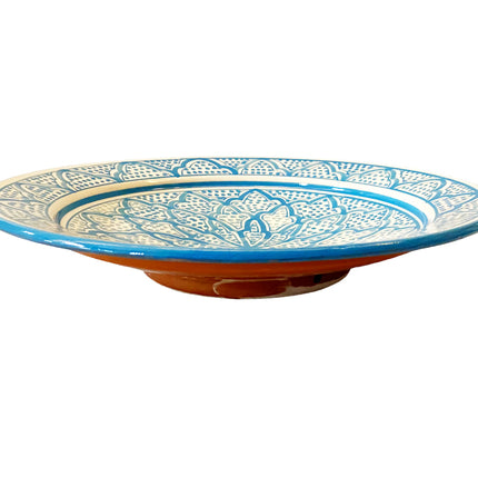 Handbeschilderde Marokkaanse schaal ø35 cm