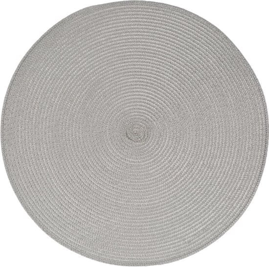 Ronde placemat van gevlochten kunststof – Ø 38 cm, in 5 kleuren – foto 10