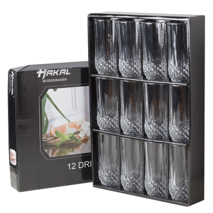 Longdrinkglas in kristalglas - 36cl-12stuks