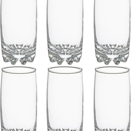 Set van 6x st. longdrink glazen Tin 380 ml van glas
