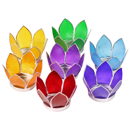 Lotus sfeerlicht set van 7 klein
