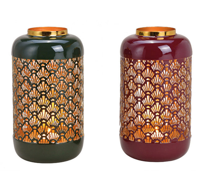 Metalen lantaarn - Windlicht