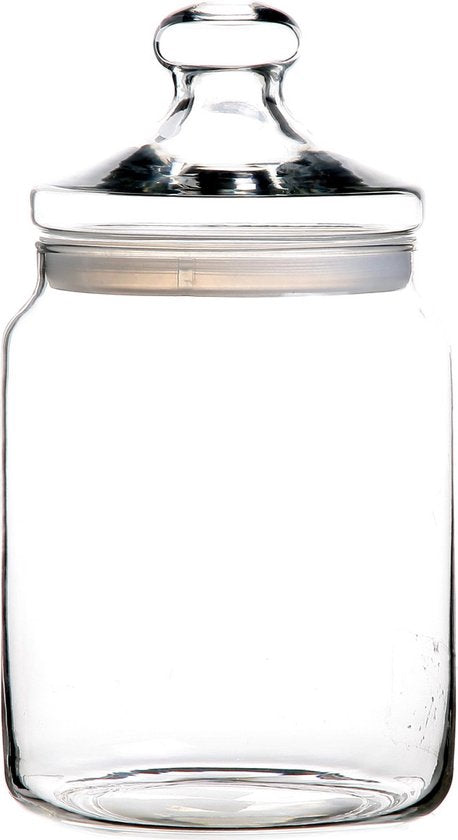 Luminarc Bonbonnière - Pot de stockage en verre avec couvercle en verre - 2 litres