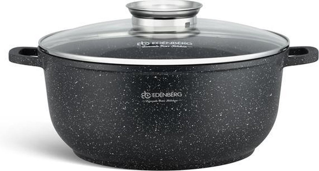 Casserole de luxe en aluminium avec couvercle - Ø 22 cm