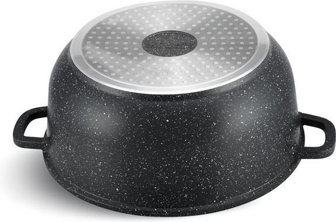Casserole de luxe en aluminium avec couvercle - Ø 22 cm