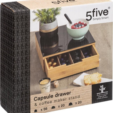 Luxe Capsulehouder voor koffiecups - Bamboe