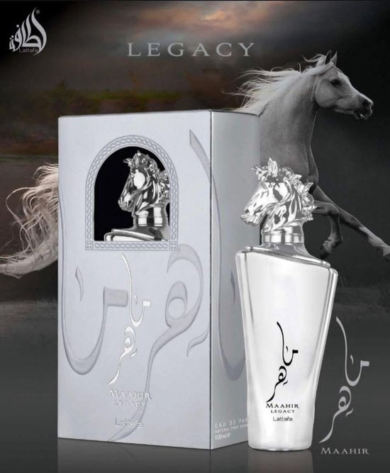 Lattafa Maahir Legacy Silver - EDP 100ML - Unisexe