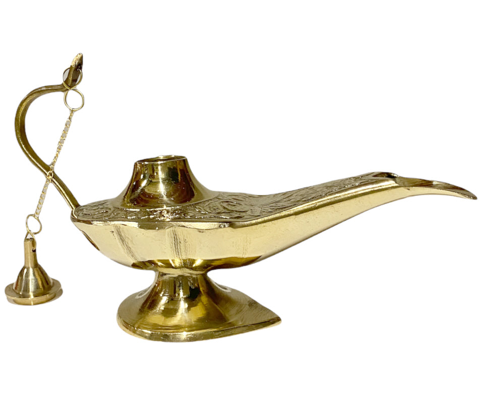 Aladdin magic lamp gold