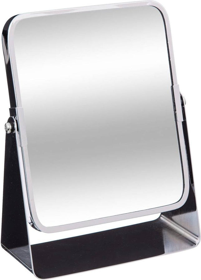 Make-up spiegel - 3x zoom - metaal - 7 x 20 cm