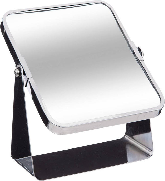 Make-up spiegel - 3x zoom - metaal - 7 x 20 cm