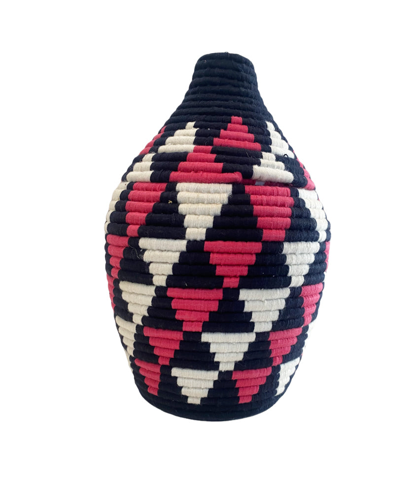 Panier de rangement berbère marocain coloré